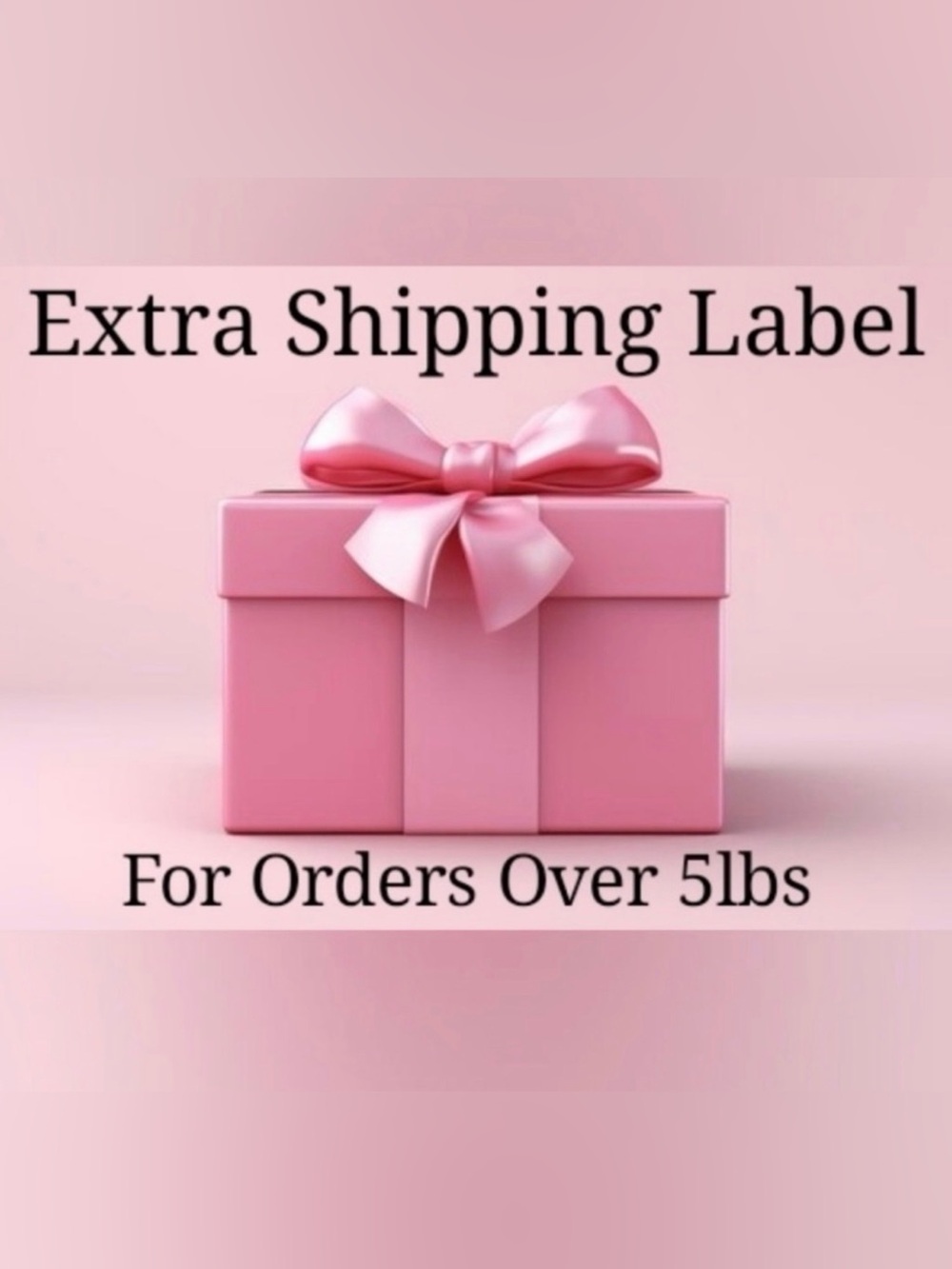 Extra shipping label